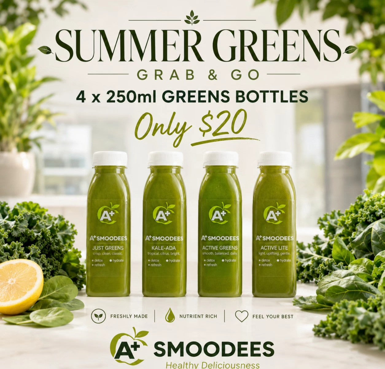 $20 GREENS & GO GRAB PAKK